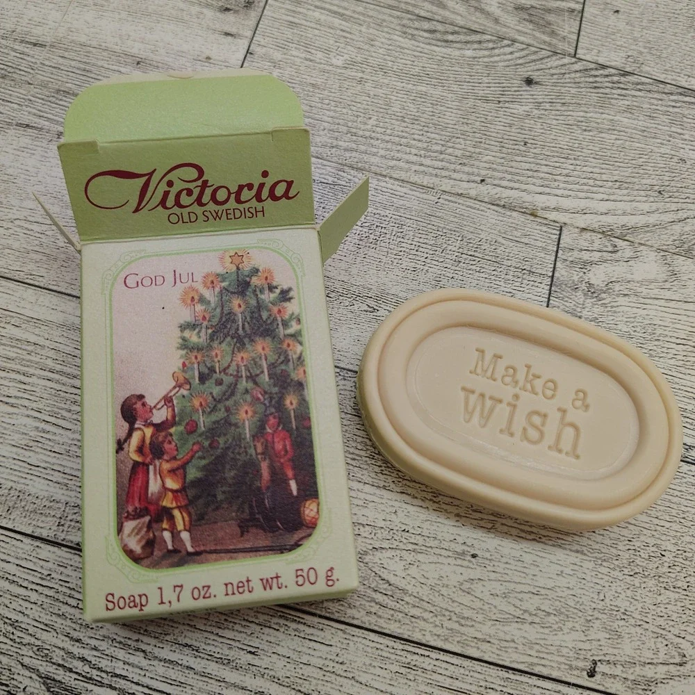 Victoria Swedish God Jul Soap • Christmas Bar • Made‎ in Sweden • New in Box